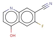 6-FLUORO-4-<span class='lighter'>HYDROXYQUINOLINE</span>-7-CARBONITRILE