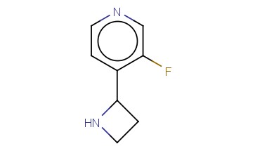 4-(AZETIDIN-2-YL)-<span class='lighter'>3-FLUOROPYRIDINE</span>