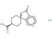 顺式-1'-氧代-螺[环己基-1,3'(1'H)-呋喃并[3,4-c]<span class='lighter'>吡啶</span>]-4-羧<span class='lighter'>酸盐酸盐</span>