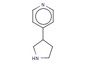 <span class='lighter'>4-TETRAHYDRO-1H-PYRROL-3-YLPYRIDINE</span>