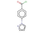 4-(1H-吡唑-1-基)<span class='lighter'>苯</span><span class='lighter'>甲</span><span class='lighter'>酰</span><span class='lighter'>氯</span>