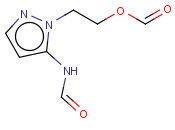 5-甲酰氨基-1-(2-甲酰氧乙基)吡唑