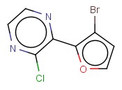 2-(3-BROMOFURAN-2-YL)-3-<span class='lighter'>CHLOROPYRAZINE</span>