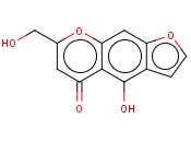 4-羟基-7-(羟基<span class='lighter'>甲基</span>)-5H-<span class='lighter'>呋喃</span><span class='lighter'>并</span>[3,2-G][1]<span class='lighter'>苯</span><span class='lighter'>并</span>吡喃-5-酮