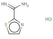 2-THIAZOLECARBOXIMIDAMIDE <span class='lighter'>HYDROCHLORIDE</span>
