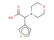 2-(4-吗啉<span class='lighter'>基</span>)-2-(3-<span class='lighter'>噻吩</span><span class='lighter'>基</span>)乙酸