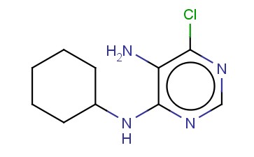 <span class='lighter'>6-CHLORO-N4-CYCLOHEXYLPYRIMIDINE-4,5-DIAMINE</span>
