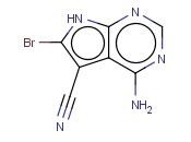 4-<span class='lighter'>氨基</span>-6-溴-7氢-吡咯并[2,3-D]<span class='lighter'>嘧啶</span>-5-腈