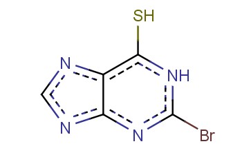 2-溴-6-巯基<span class='lighter'>嘌呤</span>