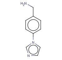 (4-Imidazol-1-ylphenyl)<span class='lighter'>methanamine</span>